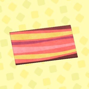 あつ森のあかいウェーブのラグ