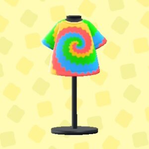 あつ森のタイダイTシャツ