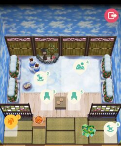 ポケ森のノーマルレッスン25-7の指定家具設置前