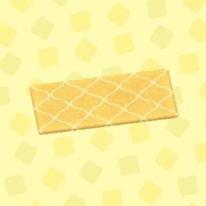 あつ森のきいろいキッチンマット