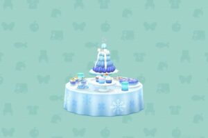 ポケ森のスノービュッフェりょうりテーブル