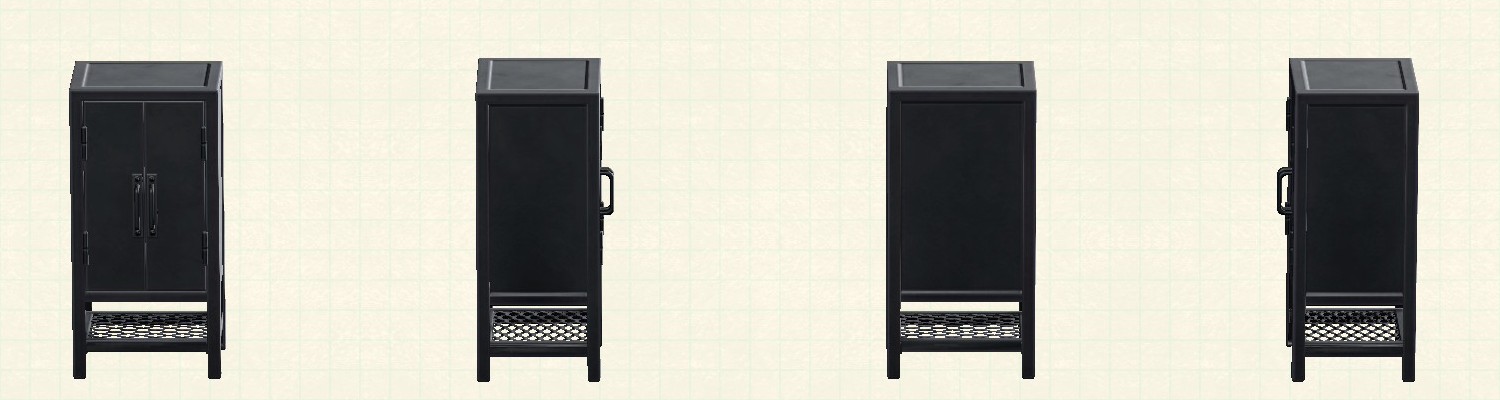 あつ森のアイアンクロゼットのブラック