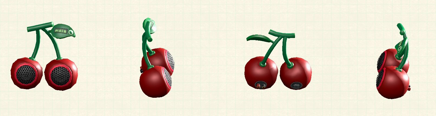 あつ森のさくらんぼのスピーカーのアメリカンチェリー