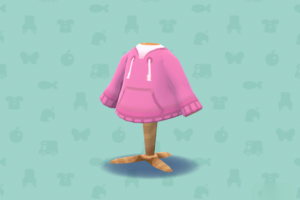 ポケ森のピンクのパーカー