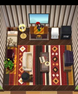 ポケ森のノーマルレッスン45-3の指定家具設置後