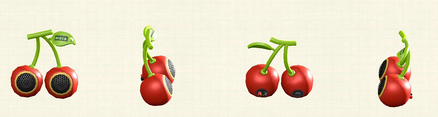 あつ森のさくらんぼのスピーカーのチェリー