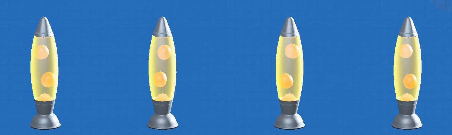 あつ森のスライムランプのイエロー