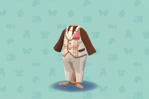 ポケ森のバレンタインローズベスト・ミルク