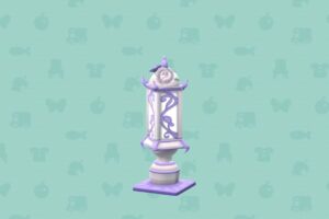 ポケ森のバラのランプ(ホワイト)