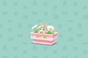 ポケ森のうさぎこうえんのプランター