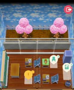 ポケ森のタクミの挑戦状の新学期の指定家具設置前