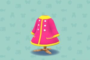 ポケ森のレトロポップワンピース・ピンク