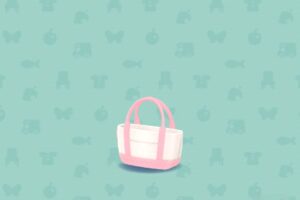 ポケ森のデニムトートバッグ・ピンク