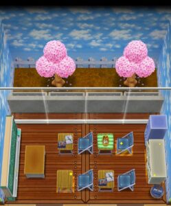 ポケ森のタクミの挑戦状の新学期の指定家具設置後