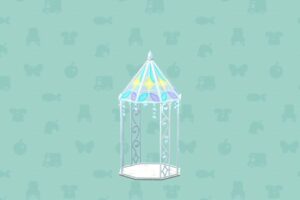 ポケ森のガラスのていえんのガゼボA