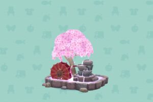 ポケ森のひかるさくらとふんすい