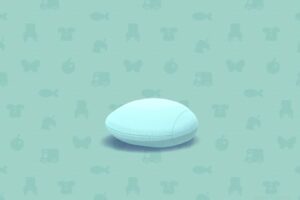 ポケ森のふわふわしずくがたクッション