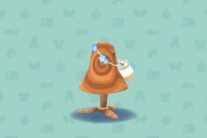 ポケ森のネモフィラかごバッグ・ベージュ