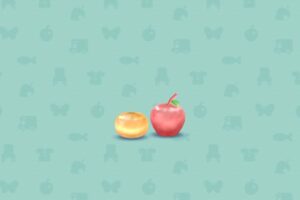 ポケ森のフルーツのガラスオブジェ