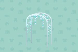 ポケ森のガラスのていえんのアーチ