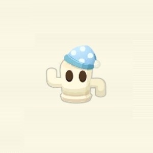 ポケ森のミニハニワ(おやすみ)