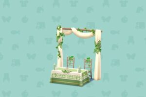 ポケ森のガーデンウェディングのたかさご