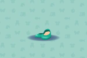 ポケ森のビビッドカラーパンプス・グリーン