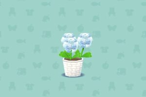 ポケ森のしろいポンポンフラワー