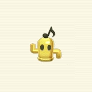 ポケ森のミニハニワ（おんぷ）