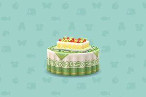 ポケ森のスクエアウェディングケーキ