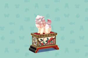 ポケ森のツバキじんじゃのこまいぬ