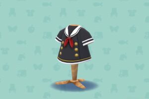 ポケ森のマリンなセーラーシャツ・ブラック