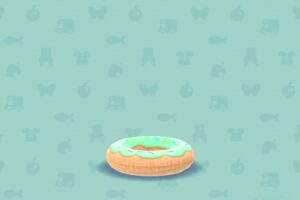 ポケ森のドーナツなうきわ・チョコミント