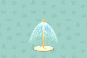 ポケ森のプールパラダイスのふんすい