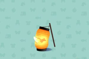 ポケ森のてもちおばけちょうちん・だいだい