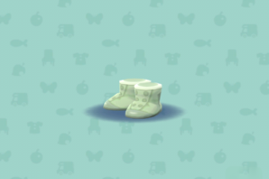 ポケ森のボタンつきブーツ・グリーン