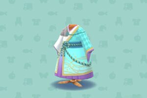 ポケ森のかぶきもののはかま・あさぎ