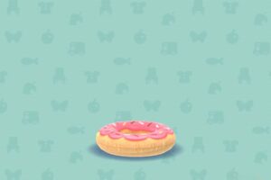 ポケ森のドーナツなうきわ・ストロベリー