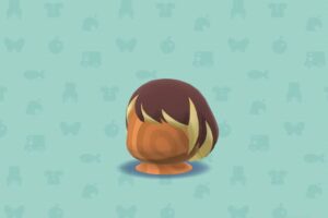ポケ森のショートボブ・インナーゴールド