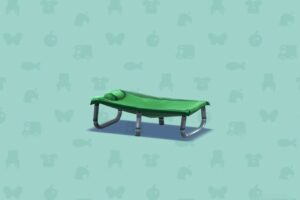 ポケ森のアウトドアベッド