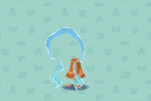 ポケ森のみずのまほうのストール・ブルー