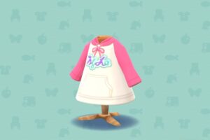 ポケ森のストリートなパーカー・ピンク