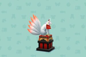 ポケ森のきゅうびのこまぎつね