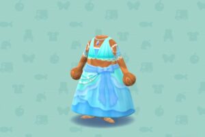 ポケ森のアクアフェアリードレス・ブルー
