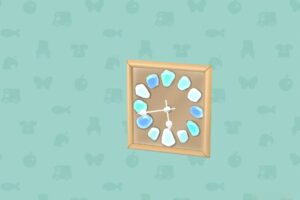 ポケ森のシーグラスのシェルフ