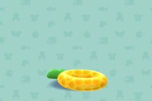 ポケ森のフルーツなうきわ・パイナップル