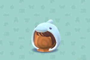ポケ森のイルカフード・ブルー