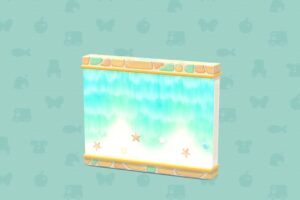 ポケ森のプールパラダイスのウォーターカーテン