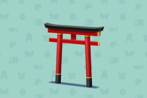 ポケ森のきつねびじんじゃのとりい