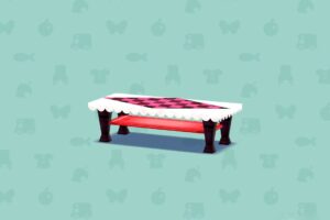 ポケ森のラブリーローテーブル(ブラック&ピンク)